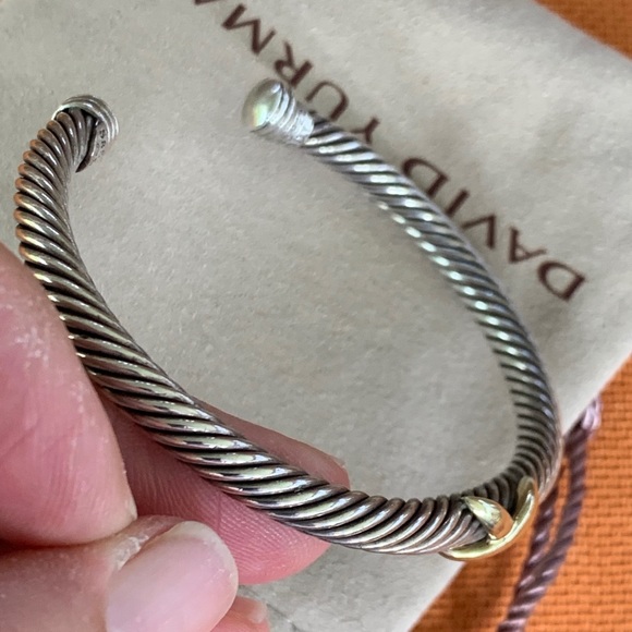 David Yurman X gold bracelet - Picture 10 of 13